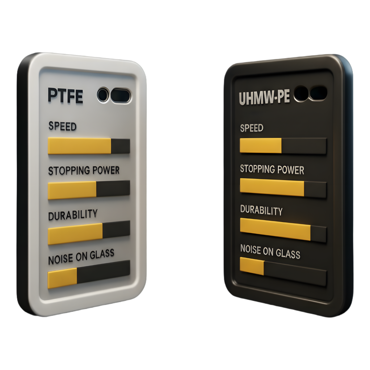 GLIDEHACK™ Mouse Skates | 40 Dots — Black | PTFE