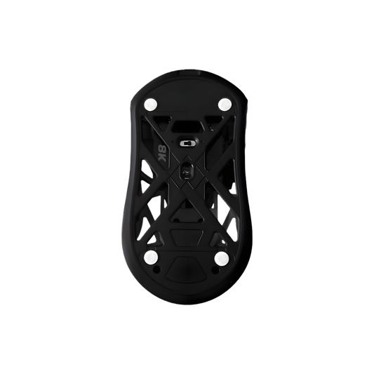 GLIDEHACK™  Mouse Skates | 40 Dots — White | UHMW - PE
