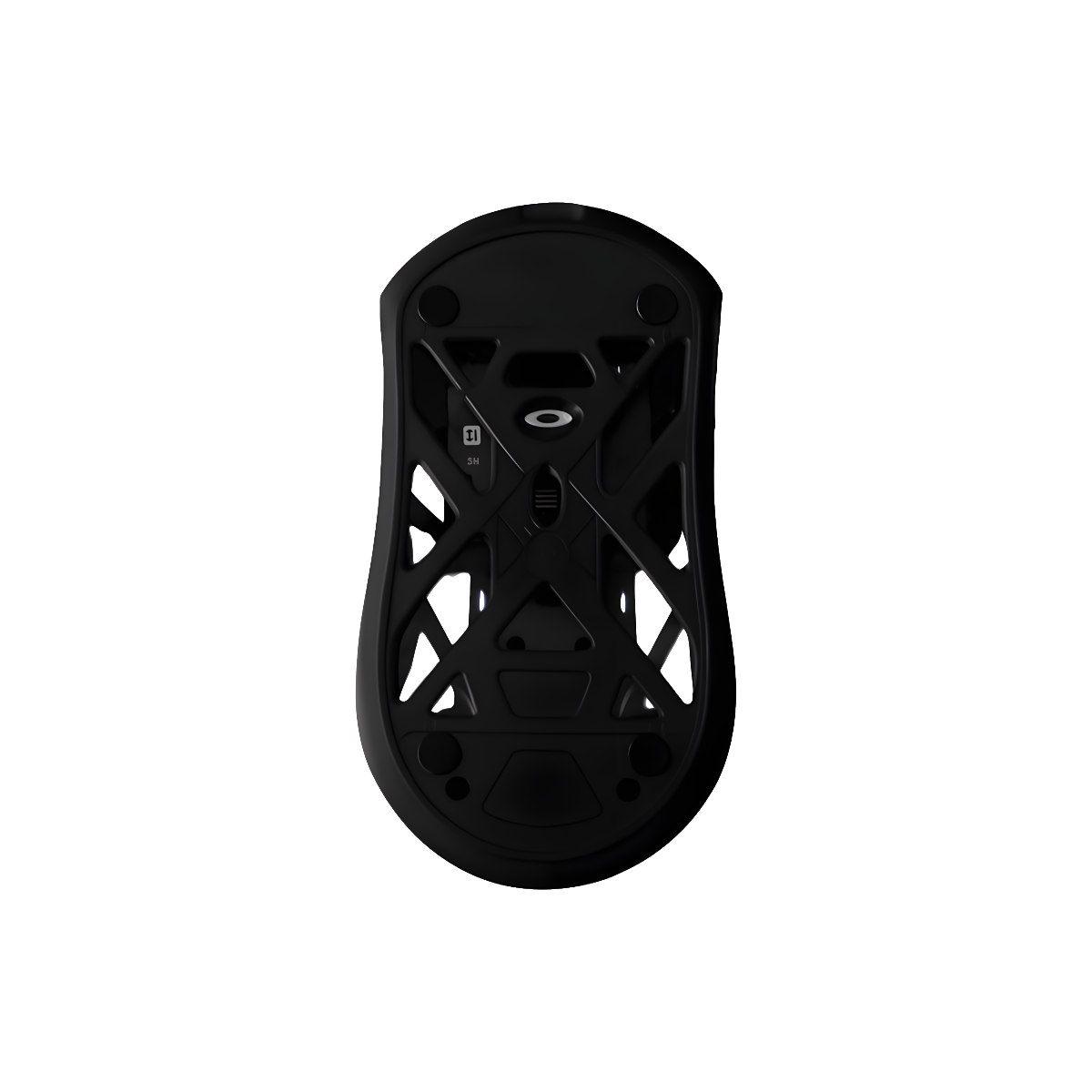 GLIDEHACK™ Mouse Skates | 40 Dots — Black | PTFE