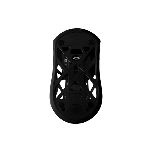GLIDEHACK™ Mouse Skates | 40 Dots — Black | UHMW - PE