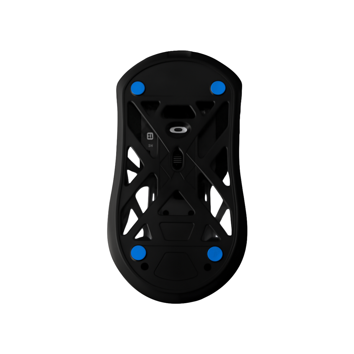 GLIDEHACK™ Mouse Skates | 40 Dots — Blue | PTFE